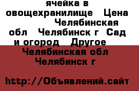 ячейка в овощехранилище › Цена ­ 15 000 - Челябинская обл., Челябинск г. Сад и огород » Другое   . Челябинская обл.,Челябинск г.